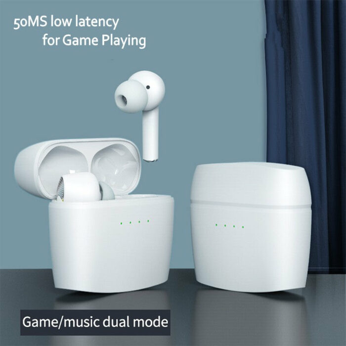 TE11 true wireless earphones, ANC+ENC TWS earbuds, 50MS super low latency gaming earphones.
