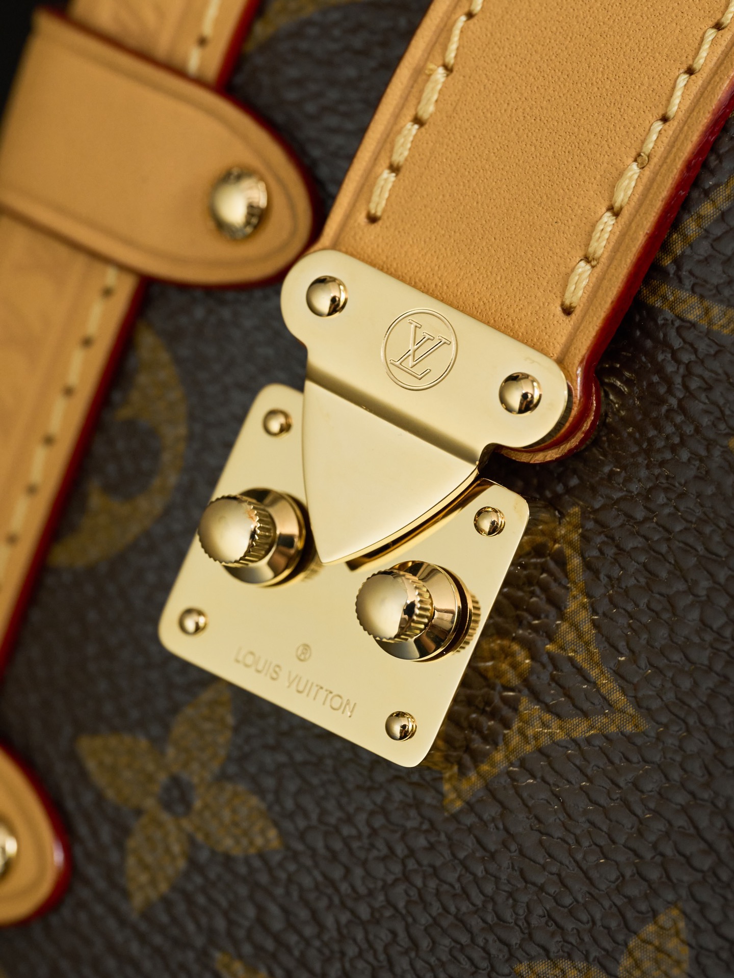 Louis Vuitton side trunk handbag