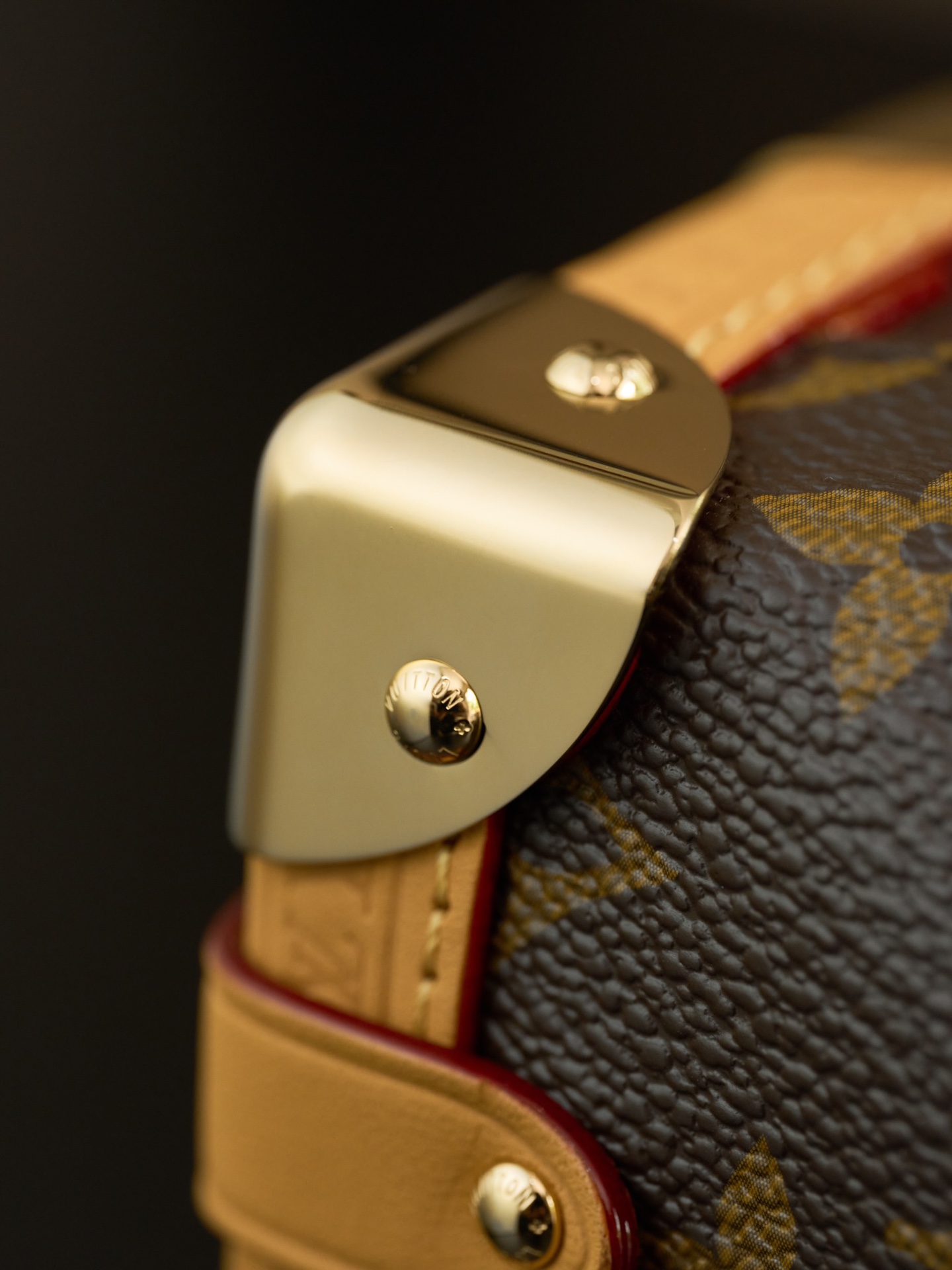 Louis Vuitton side trunk handbag