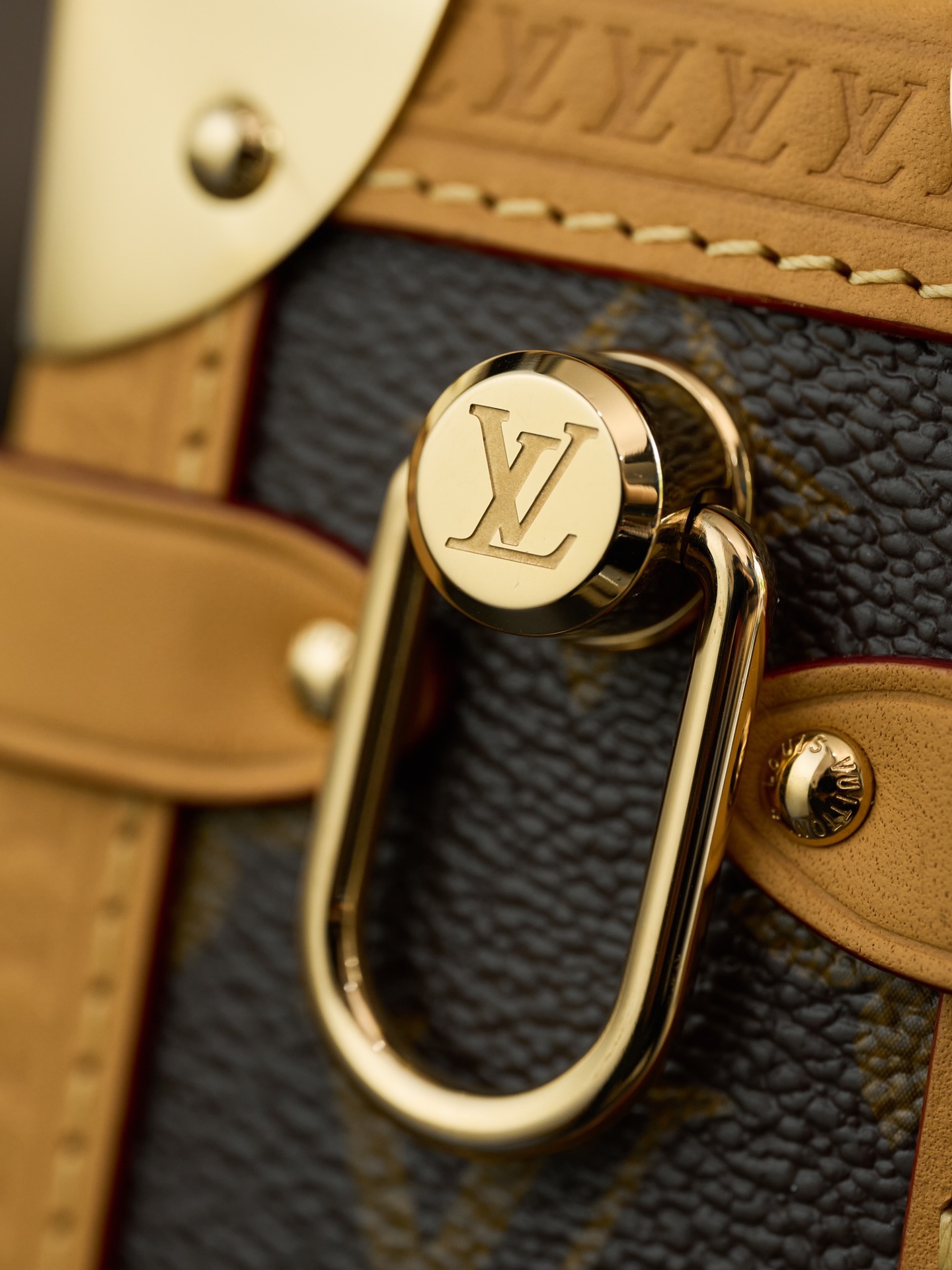 Louis Vuitton side trunk handbag
