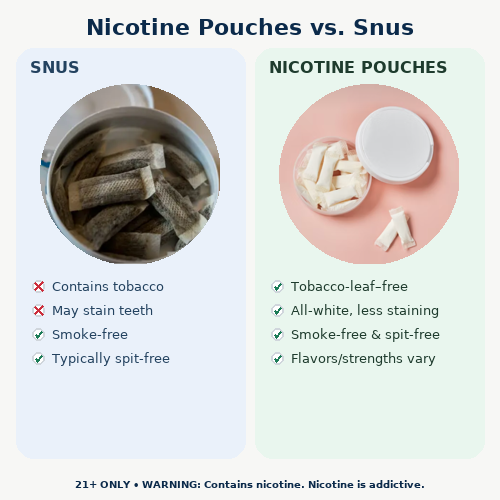 All-White vs. Traditional: Nicotine Pouches and Swedish Snus