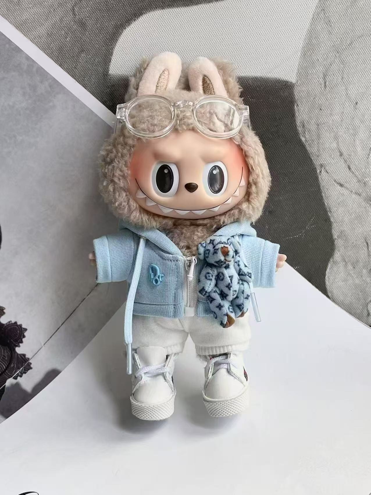 LABUBU Clothes LV Teddy Scholar