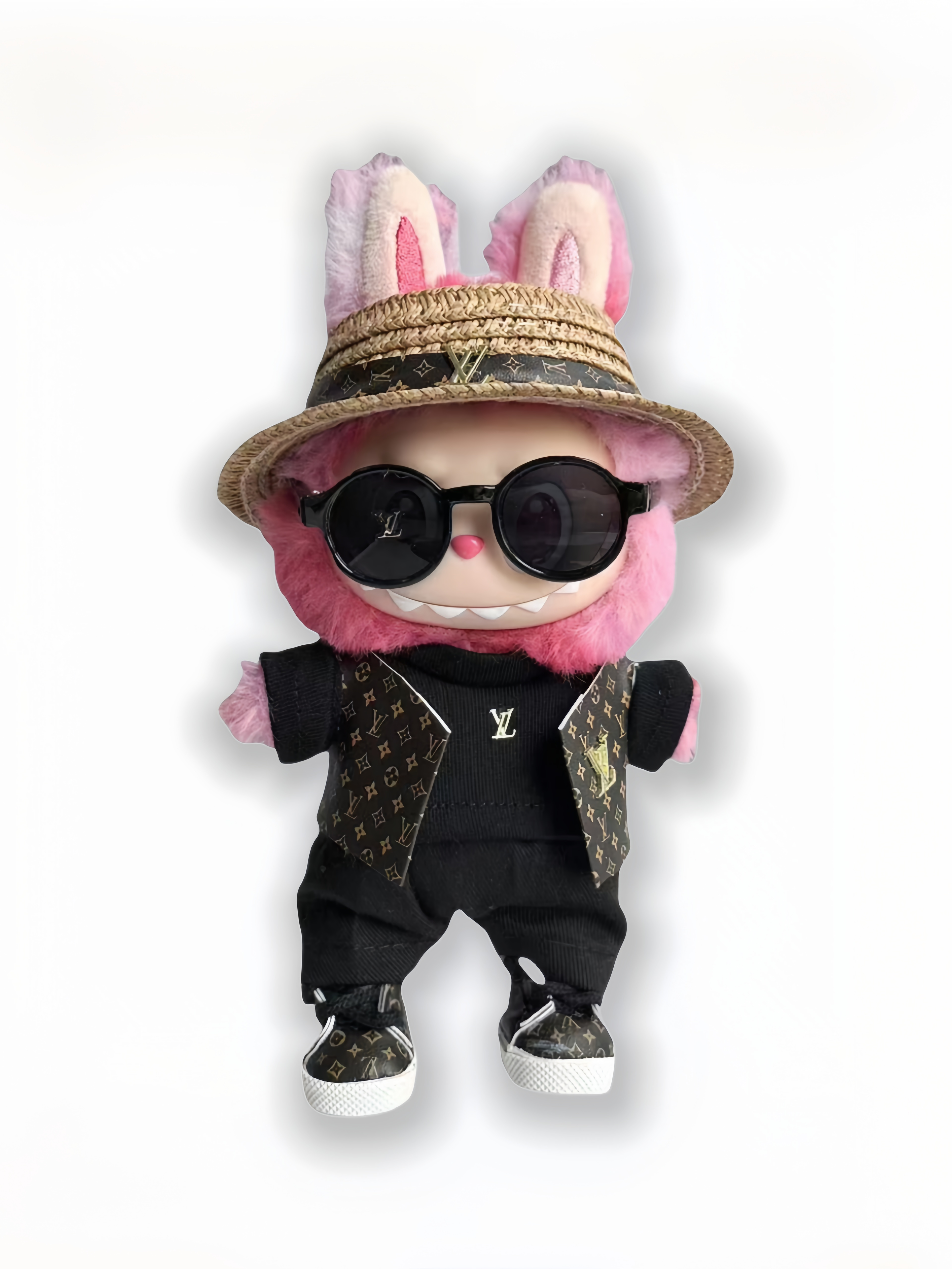 LABUBU Clothes LV Black Chic Explorer