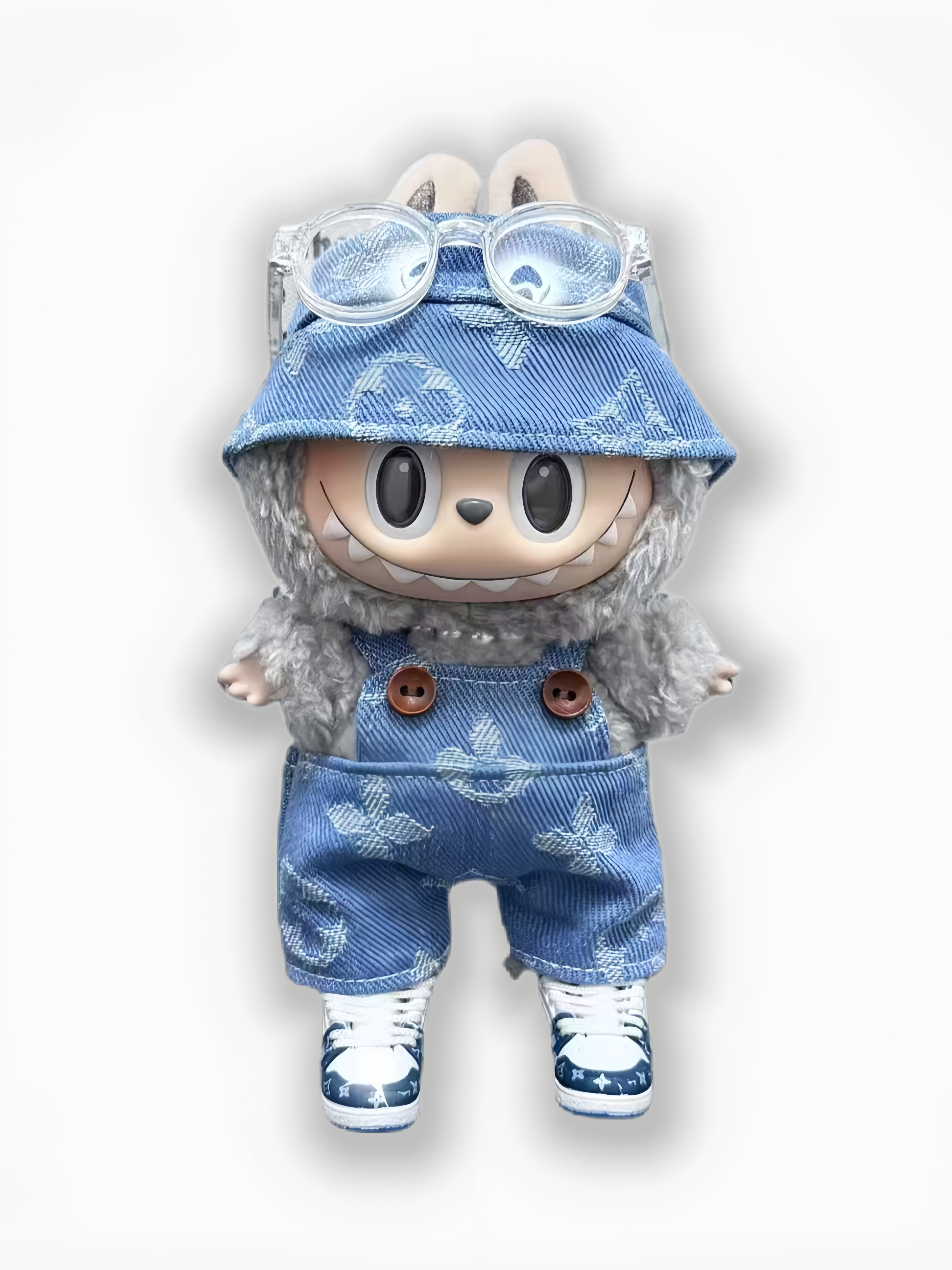 LABUBU Clothes LV Blue Denimland