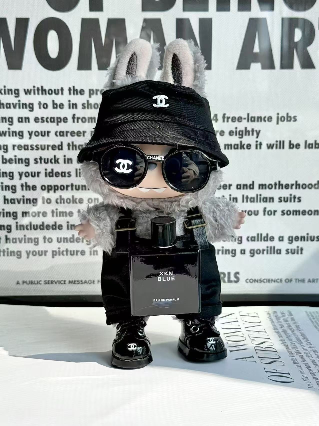 LABUBU Clothes Chanel Hip-hop Inspired Perfume Set