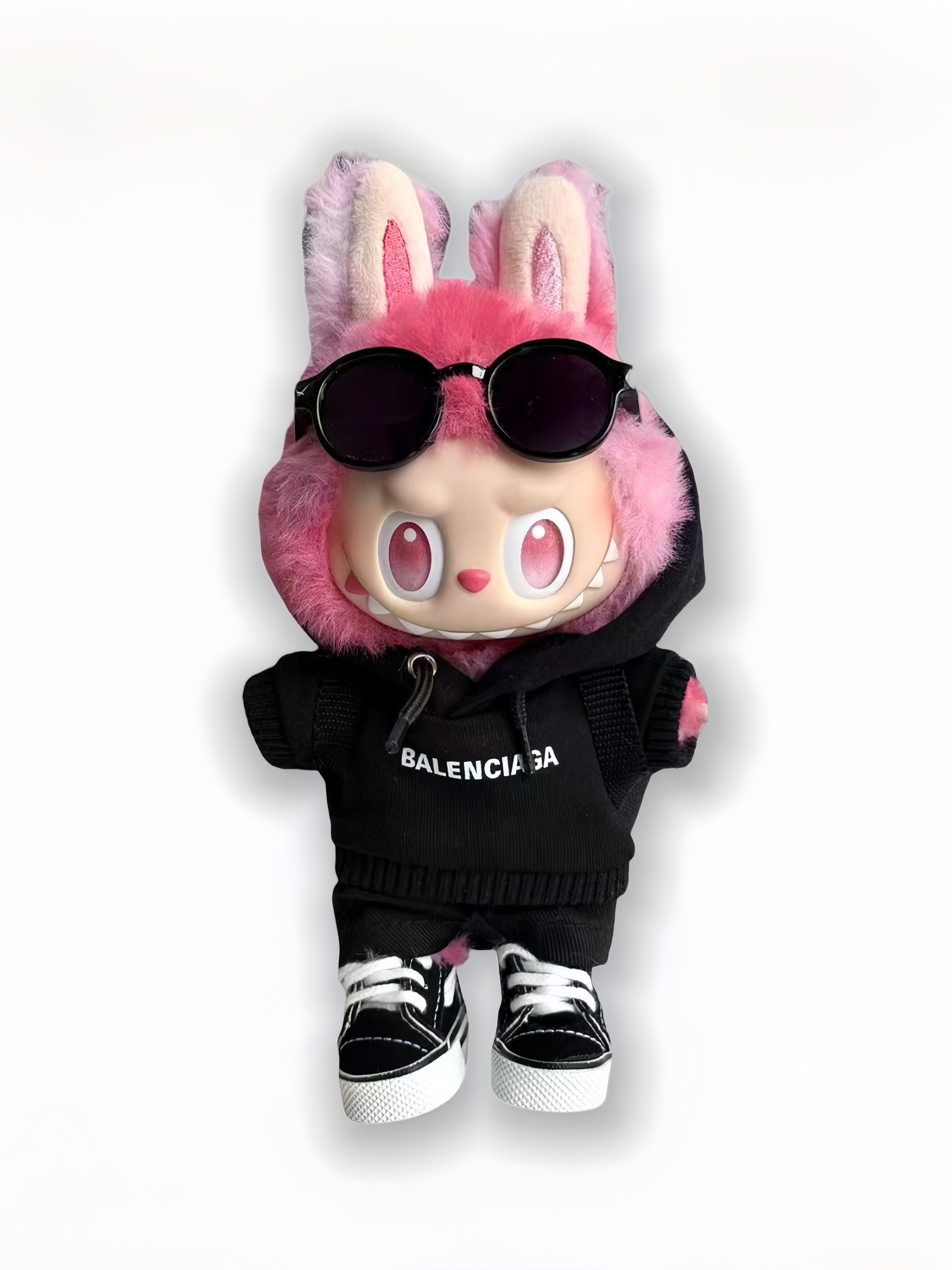 LABUBU Clothes Balenciaga Pink - Punk Ensemble