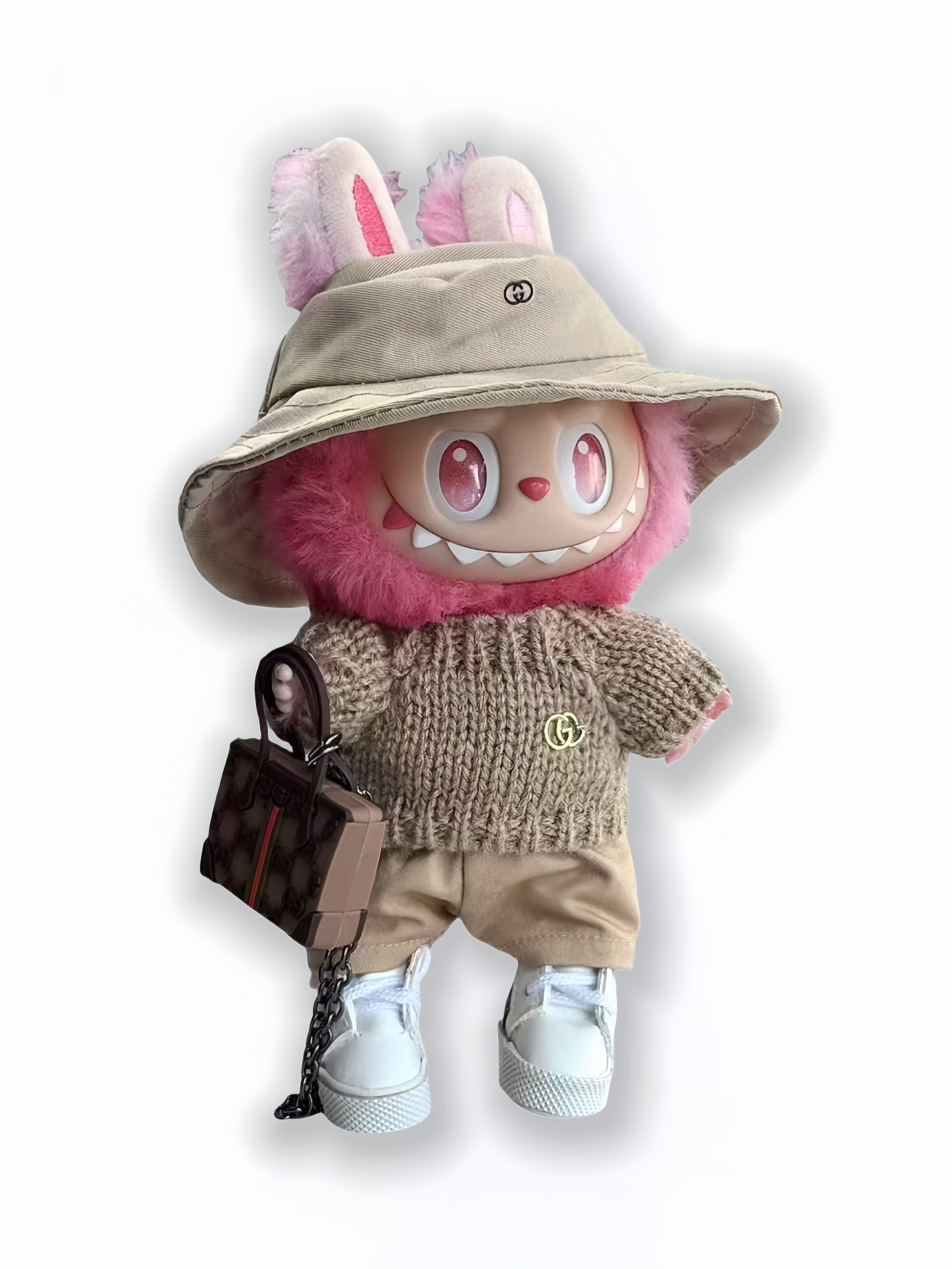 LABUBU Clothes Gucci Trendy Knitwear & Sneakers Outfit
