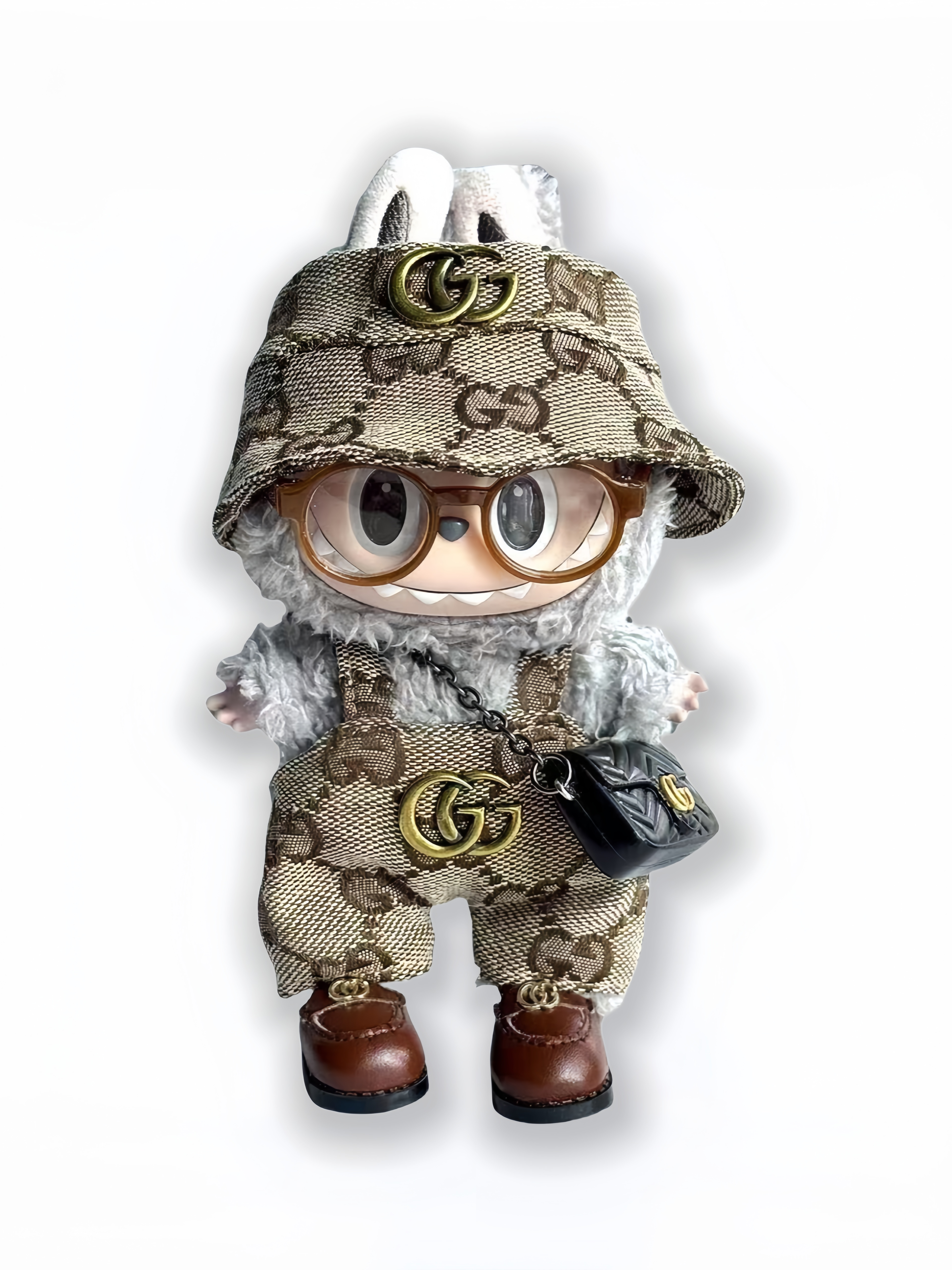 LABUBU Clothes Classic Gucci Overalls