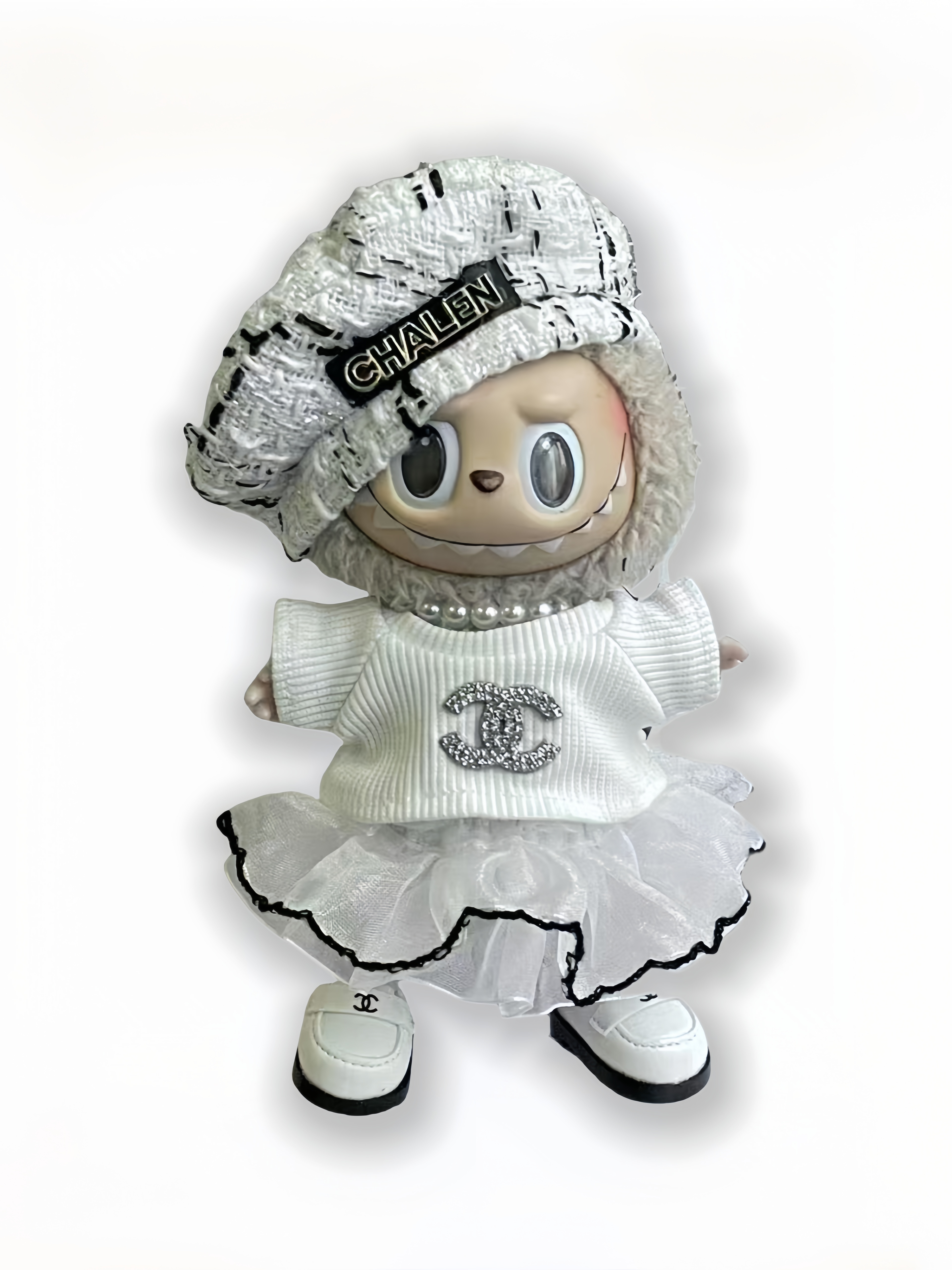 LABUBU Clothes Chanel Elegant Princess Set