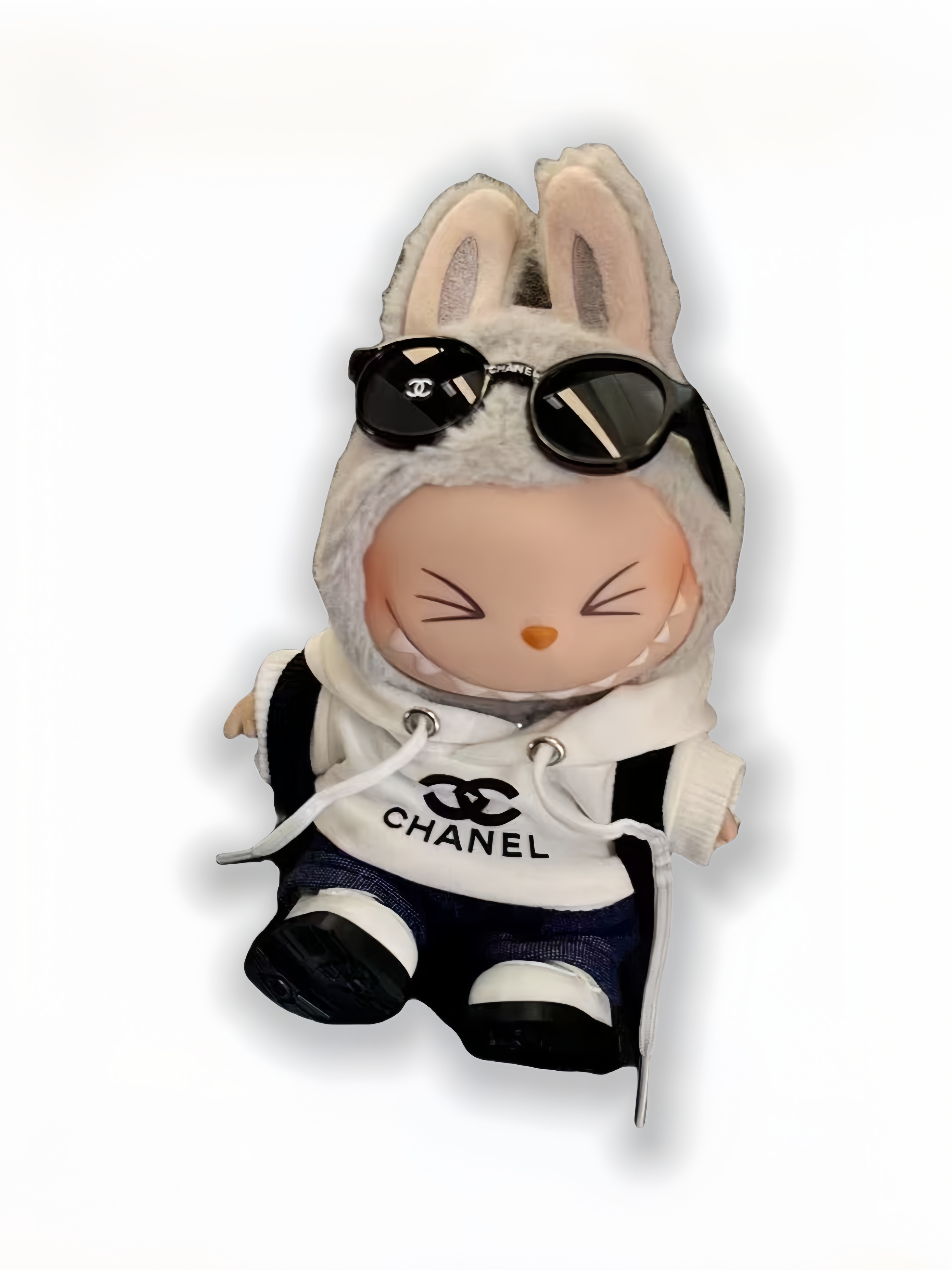 LABUBU Clothes Chanel Hoodie Jeans Outfit