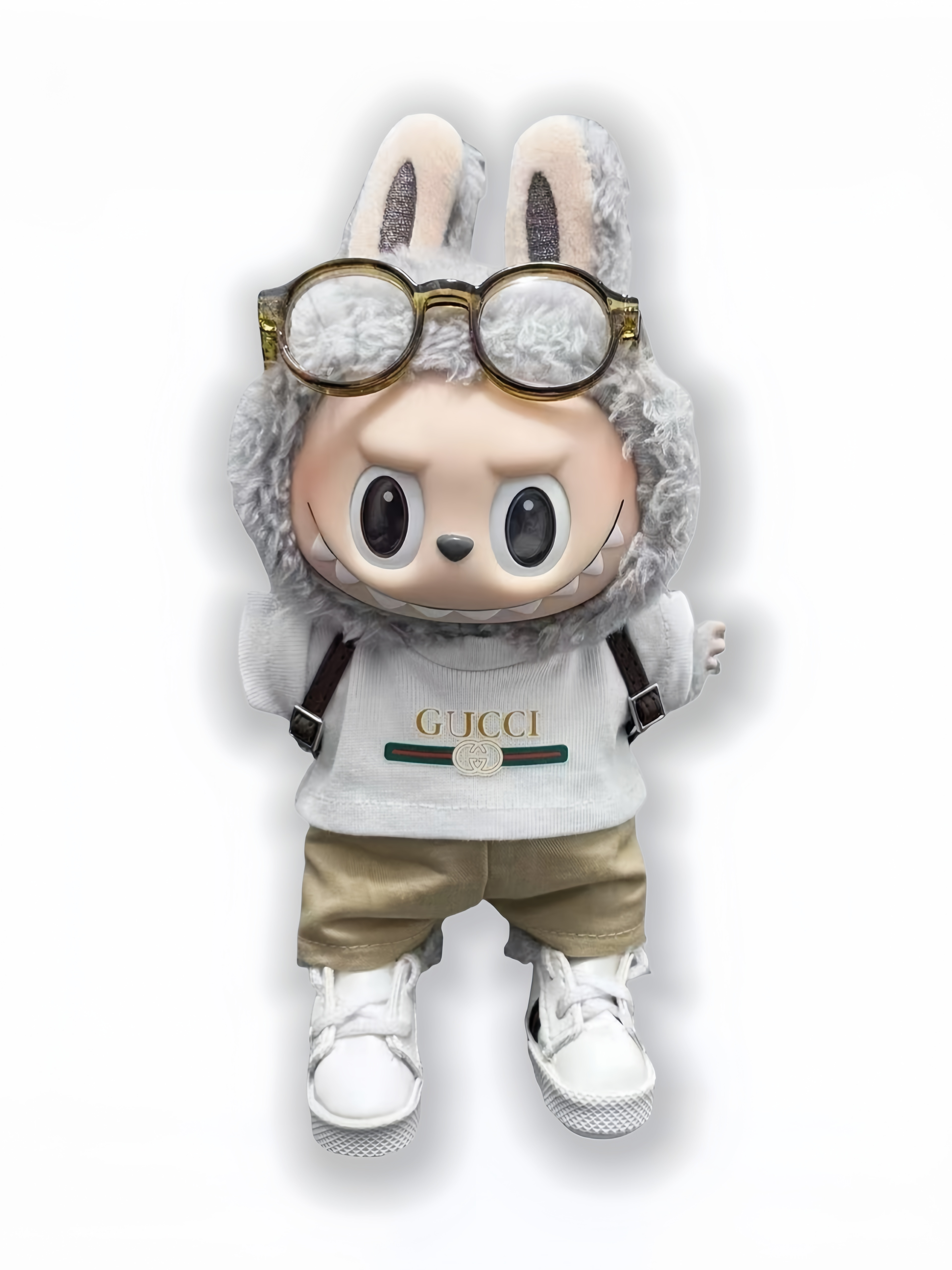 LABUBU Clothes Gucci Casual Logo - Print Ensemble