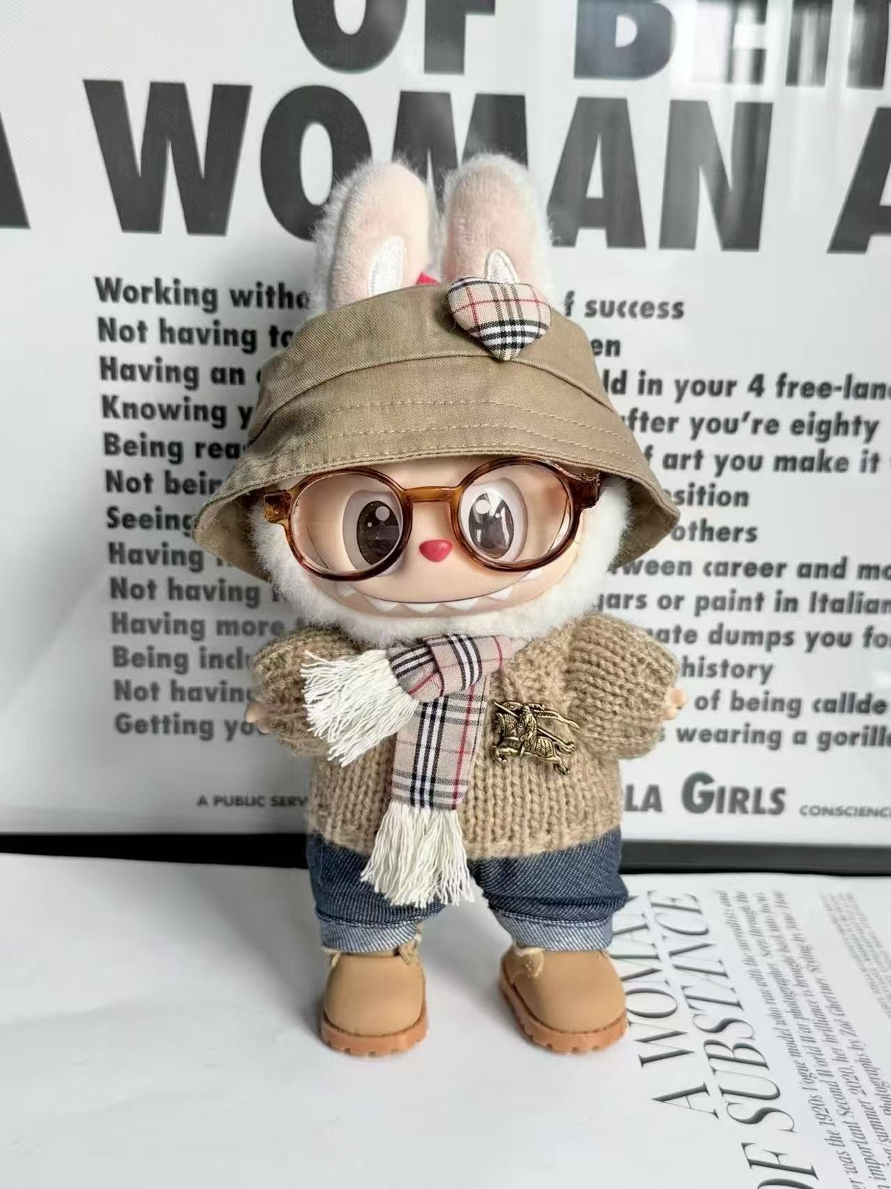 LABUBU Clothes Burberry Classic Outfit