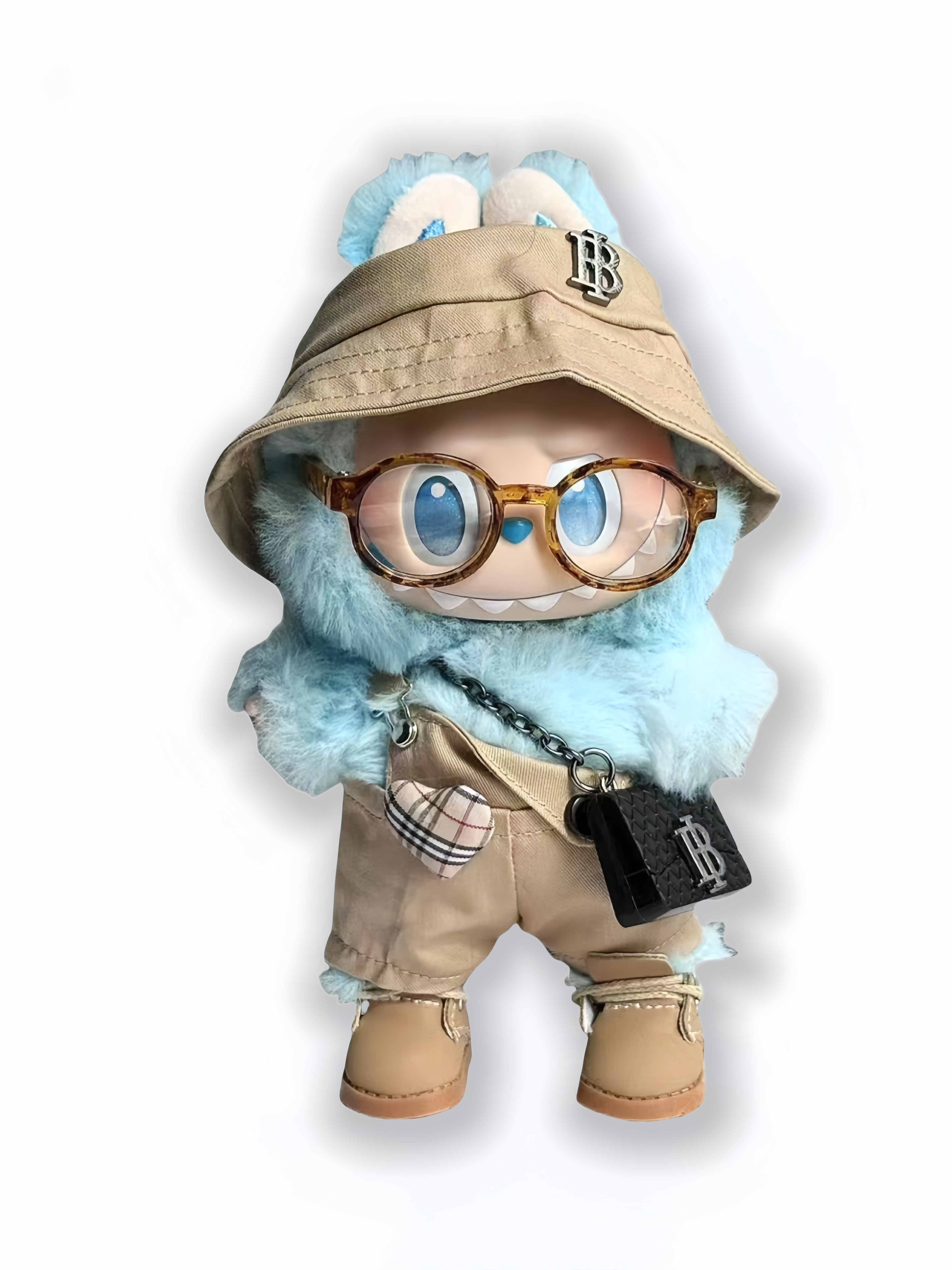 LABUBU Clothes Burberry Trendy Knitwear & Sneakers Outfit