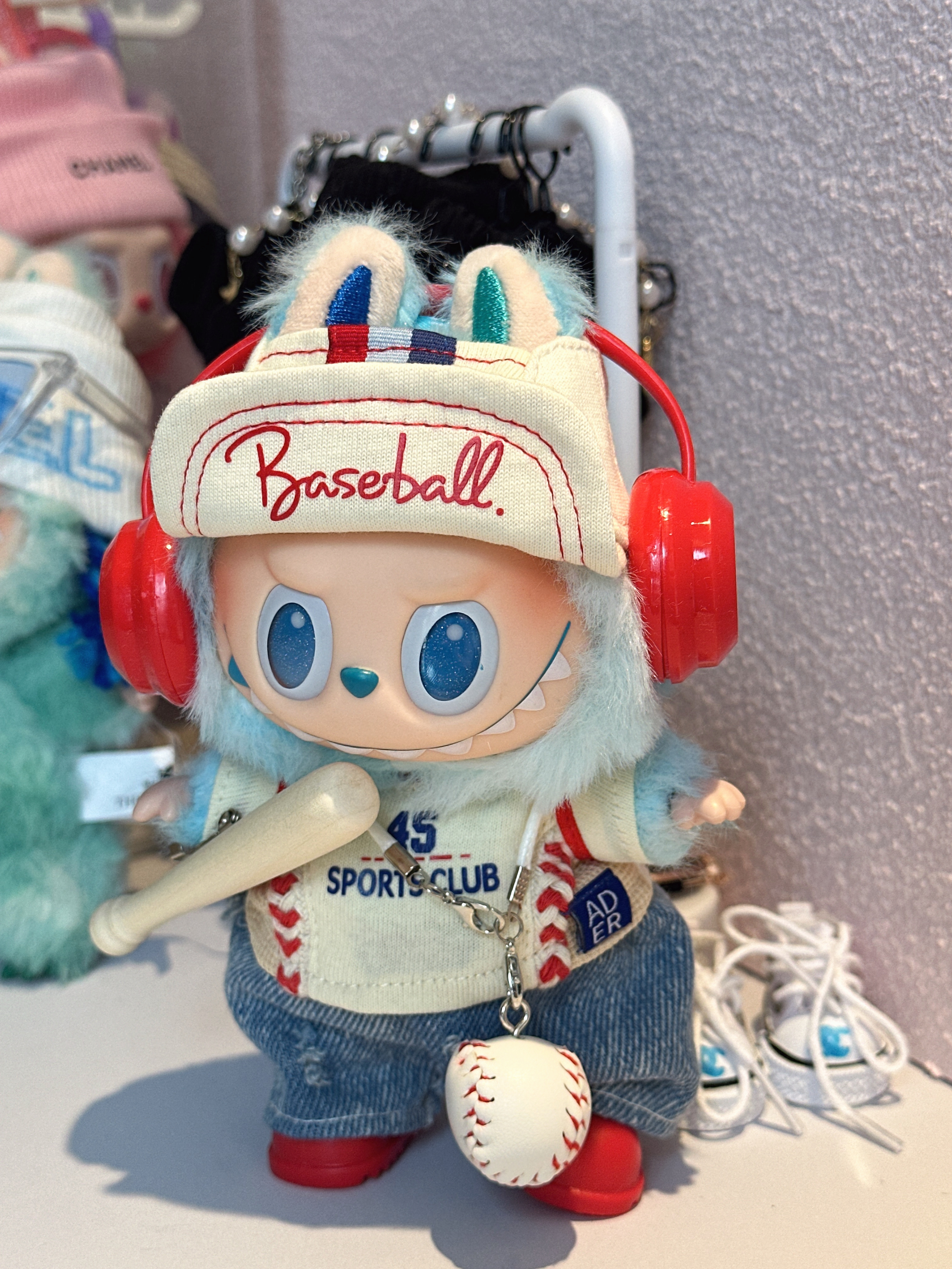 LABUBU Clothes Baseball Denim Outift