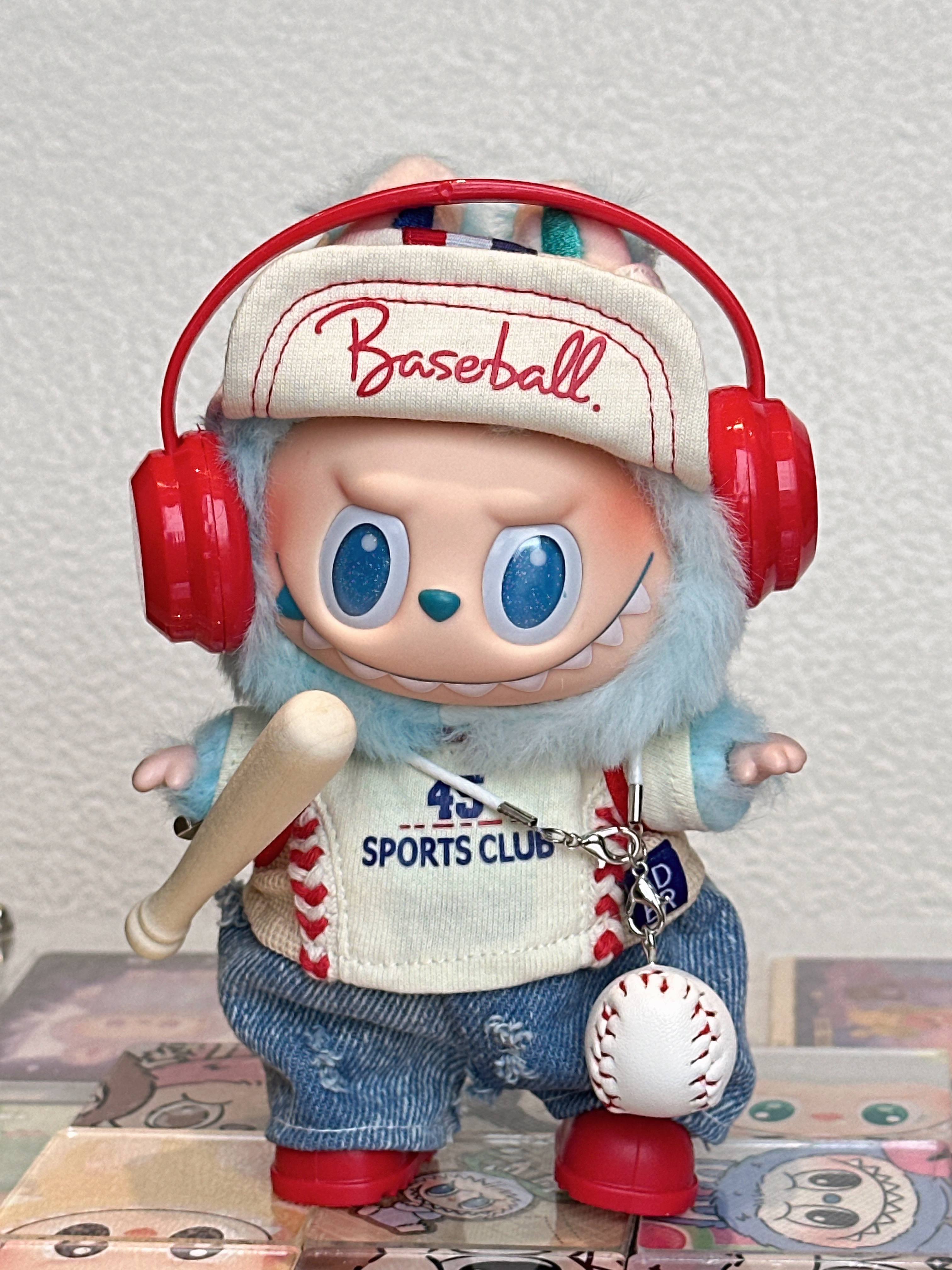 LABUBU Clothes Baseball Denim Outift