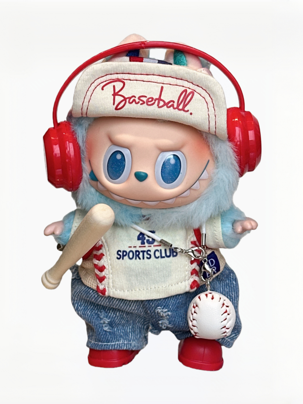 LABUBU Clothes Baseball Denim Outift