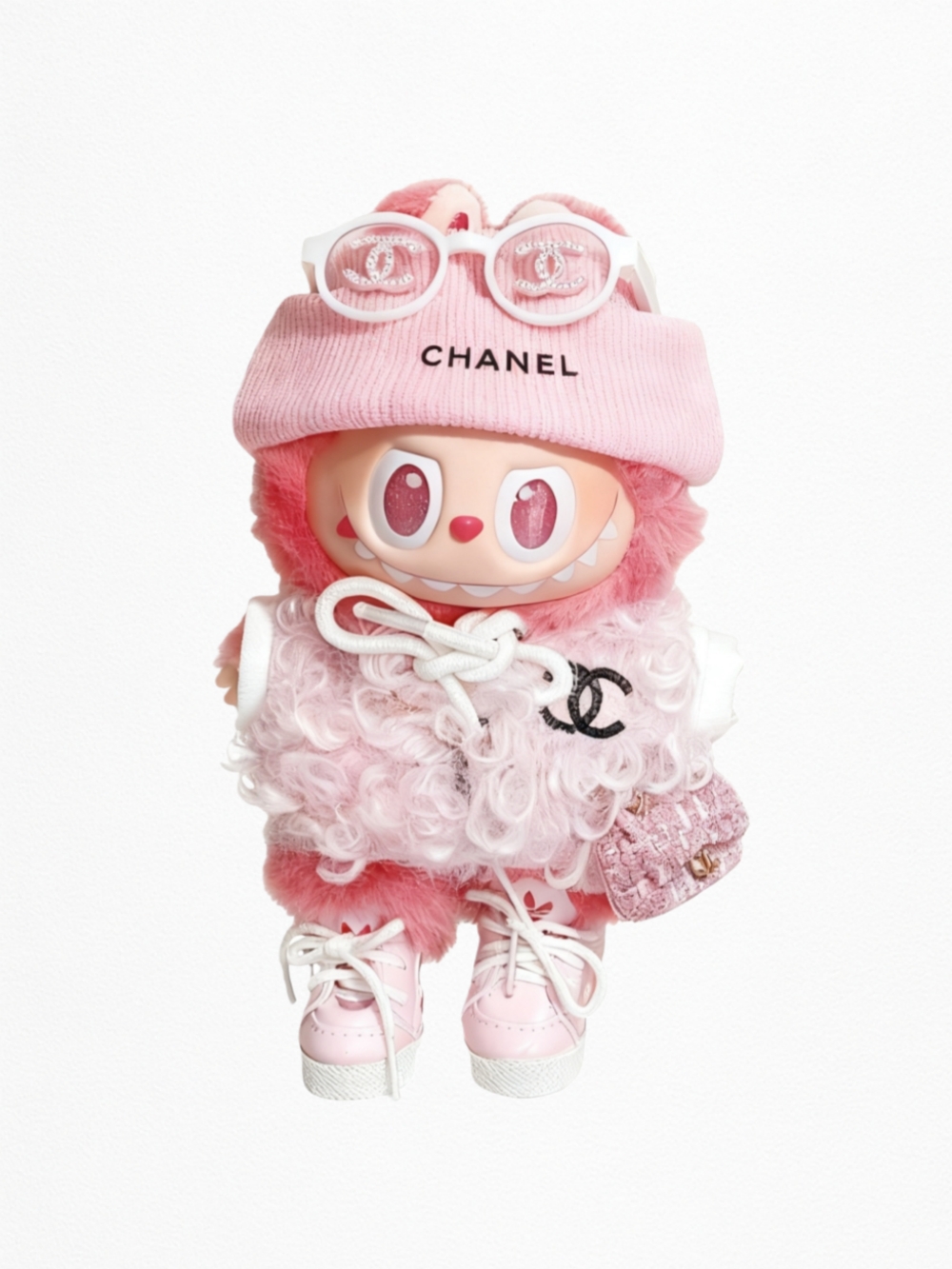 Pink Luxe Street Couture Outfit for Labubu