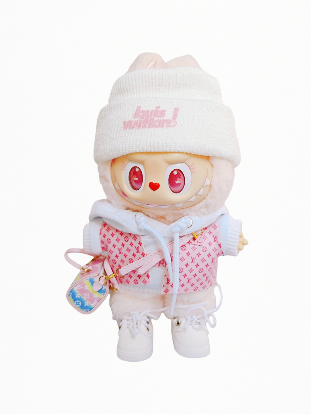 Cotton Candy Monogram Hoodie Set