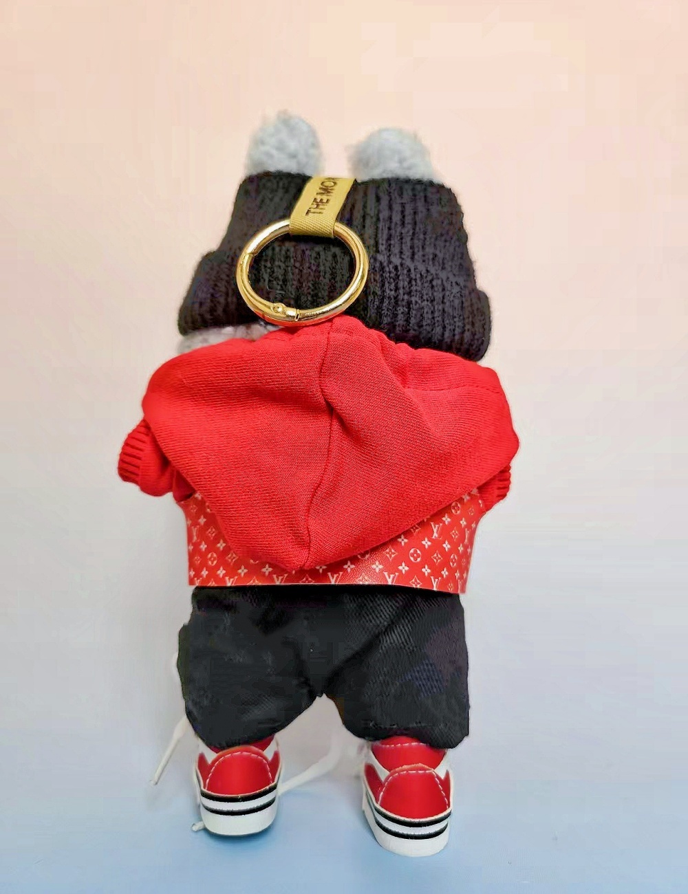 Red Chic Explorer LABUBU Clothes