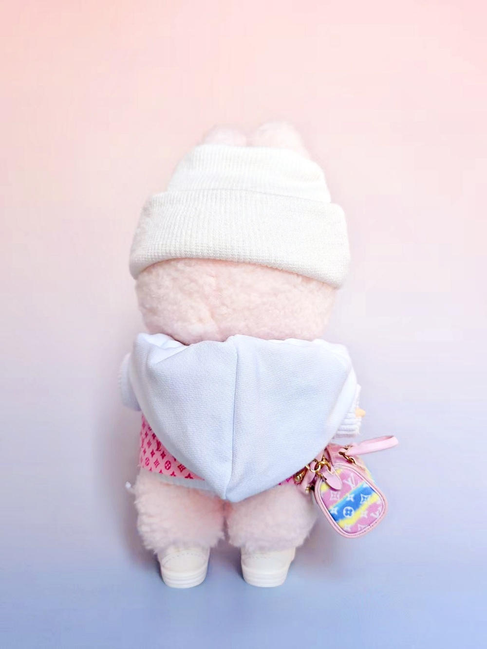 Cotton Candy Monogram Hoodie Set