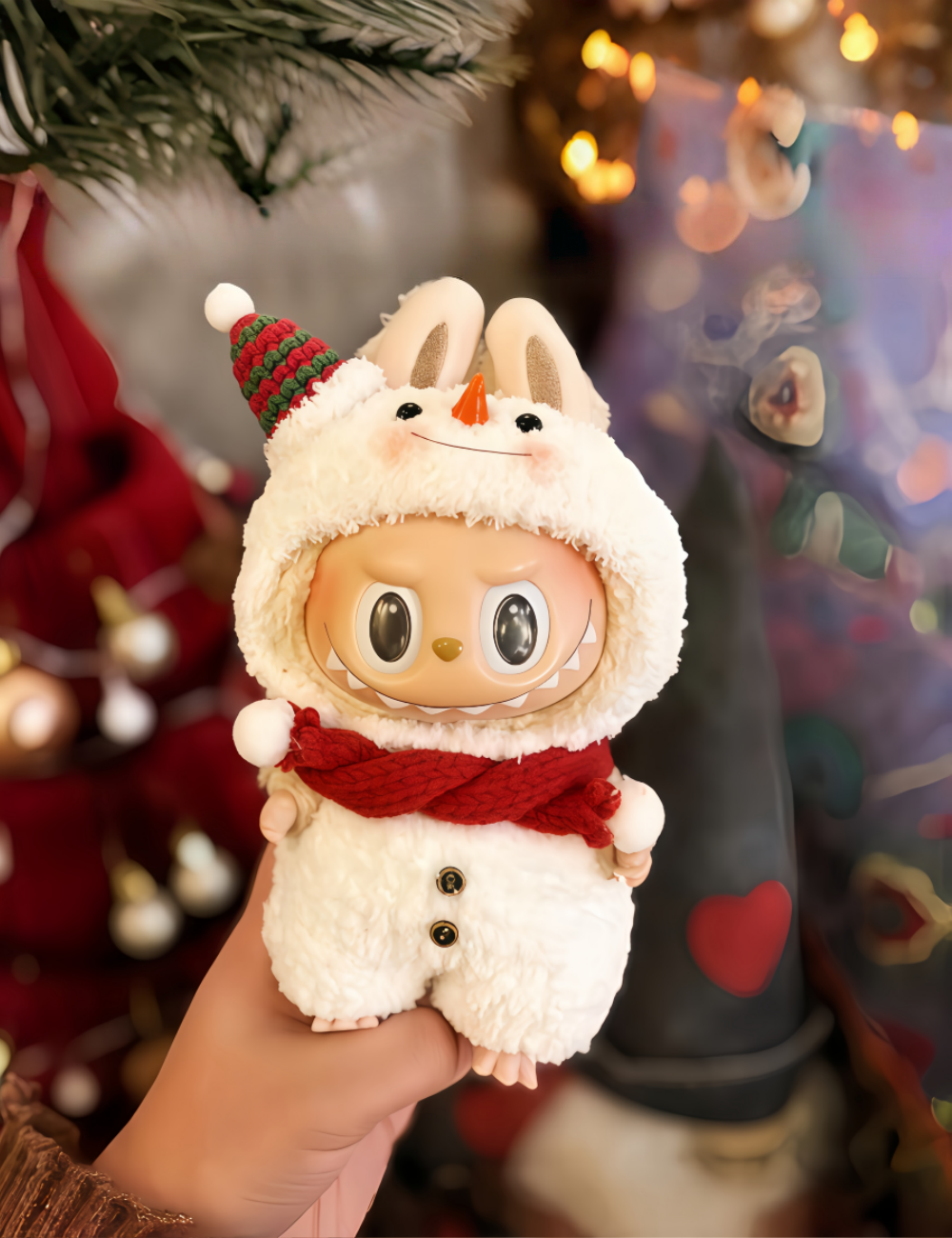 Snowman Cozy Plush Romper – Winter Holiday Edition