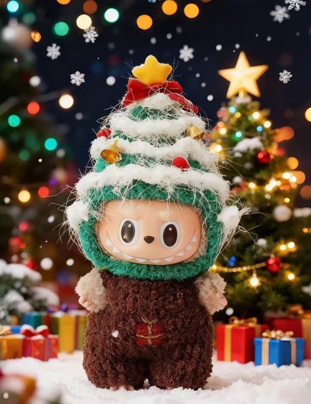 Handmade Christmas Tree Forest Romper – Holiday Collector Edition