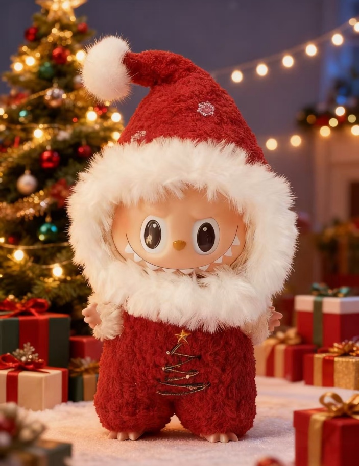 Holiday Furry Santa Romper – Christmas Limited Edition