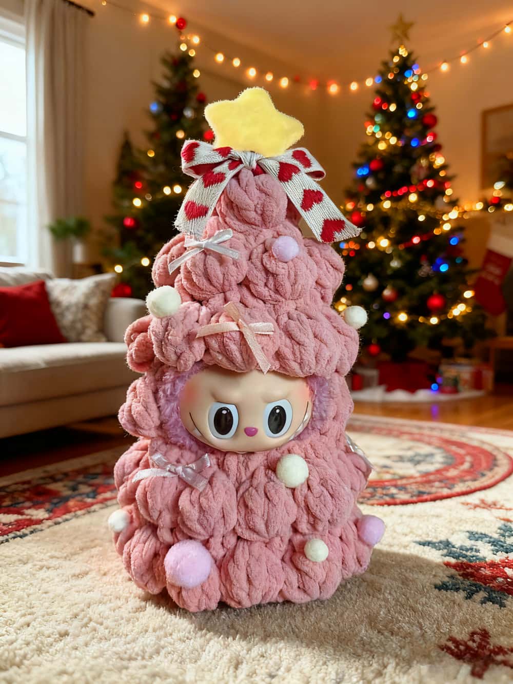 LABUBU Christmas Tree Costume Pink