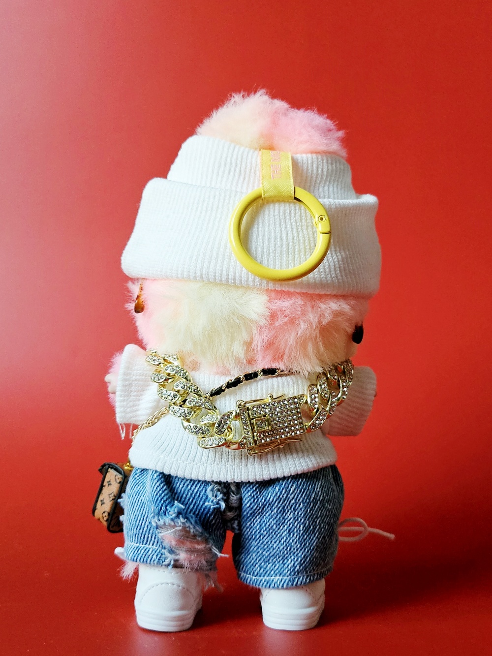 Luxury Street Knit Set – Classic Monogram Edition