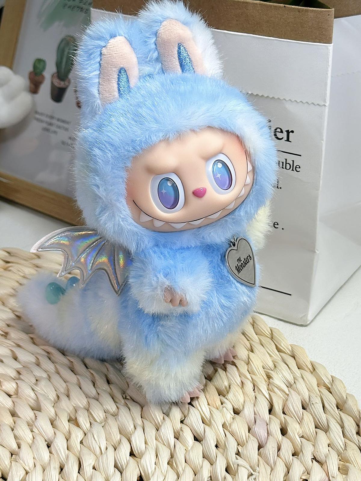 CUSTOM LABUBU-ANGEL BLUE