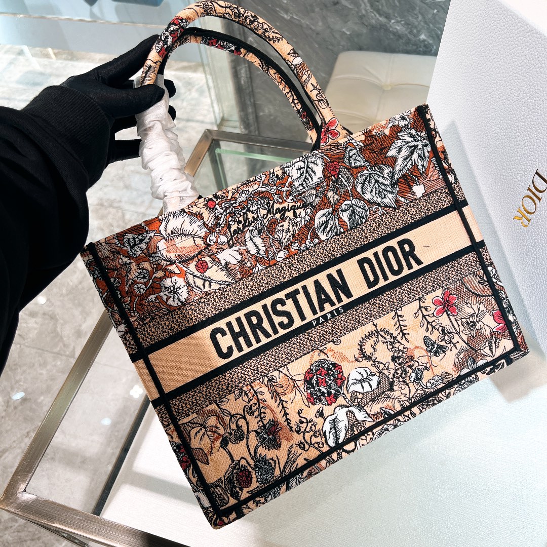 10A + top quality Medium Dior Book Tote 1296 DLAM022 36cm