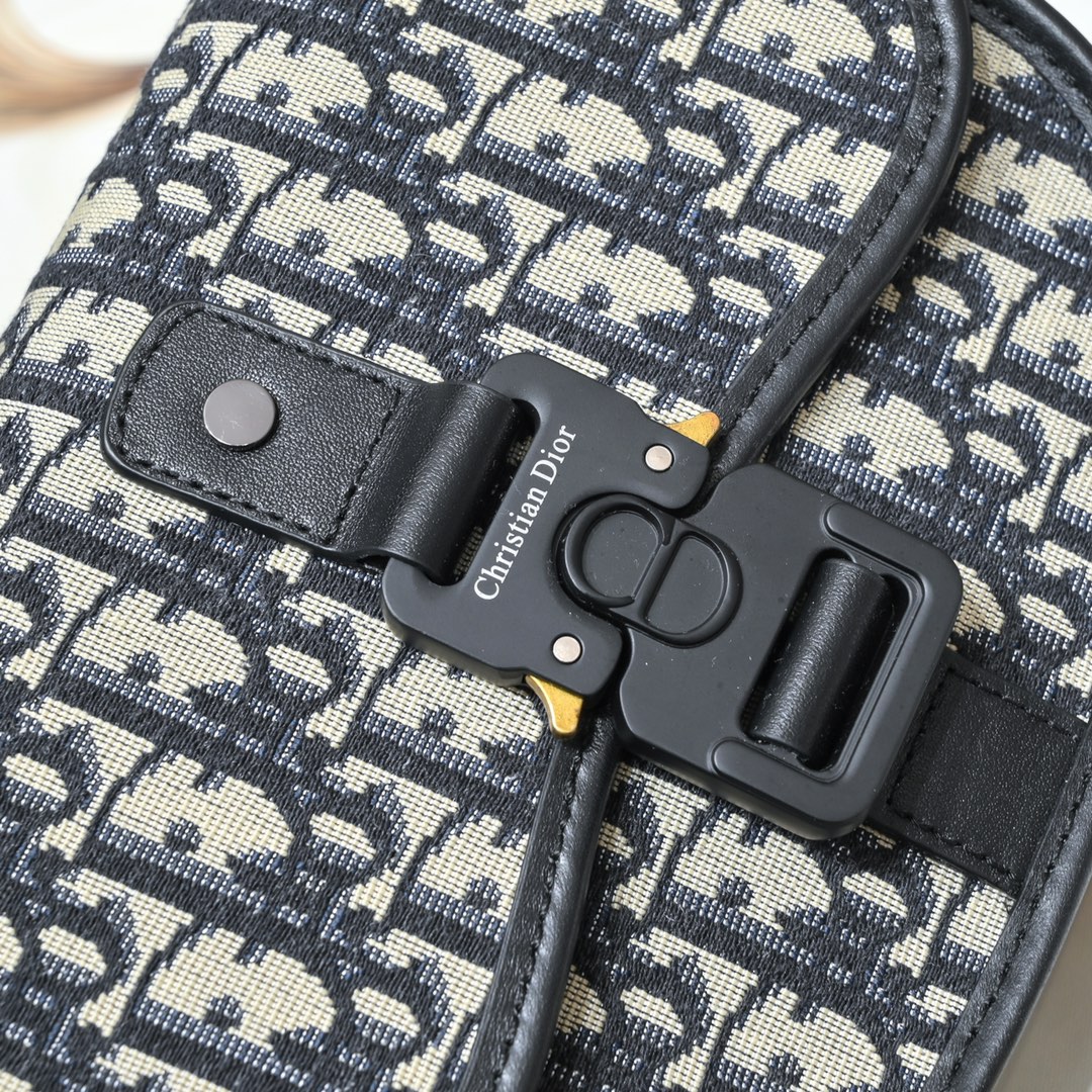 Mini Dior Tears Gallop Bag Blue print 1070 XB002 20.5cm