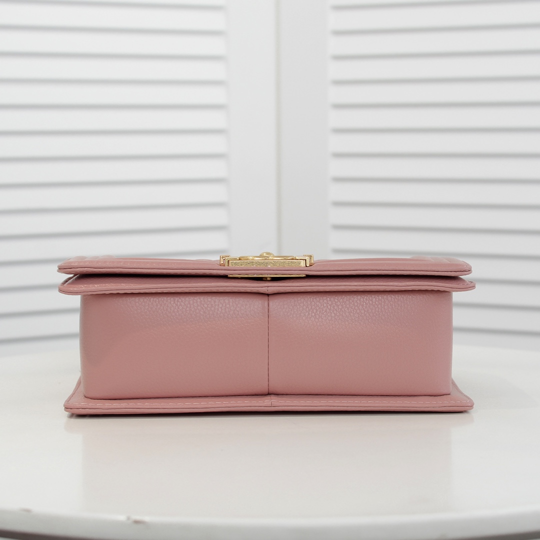 Chanel Leboy litchi or lychee pattern Shoulder Bag Handbag