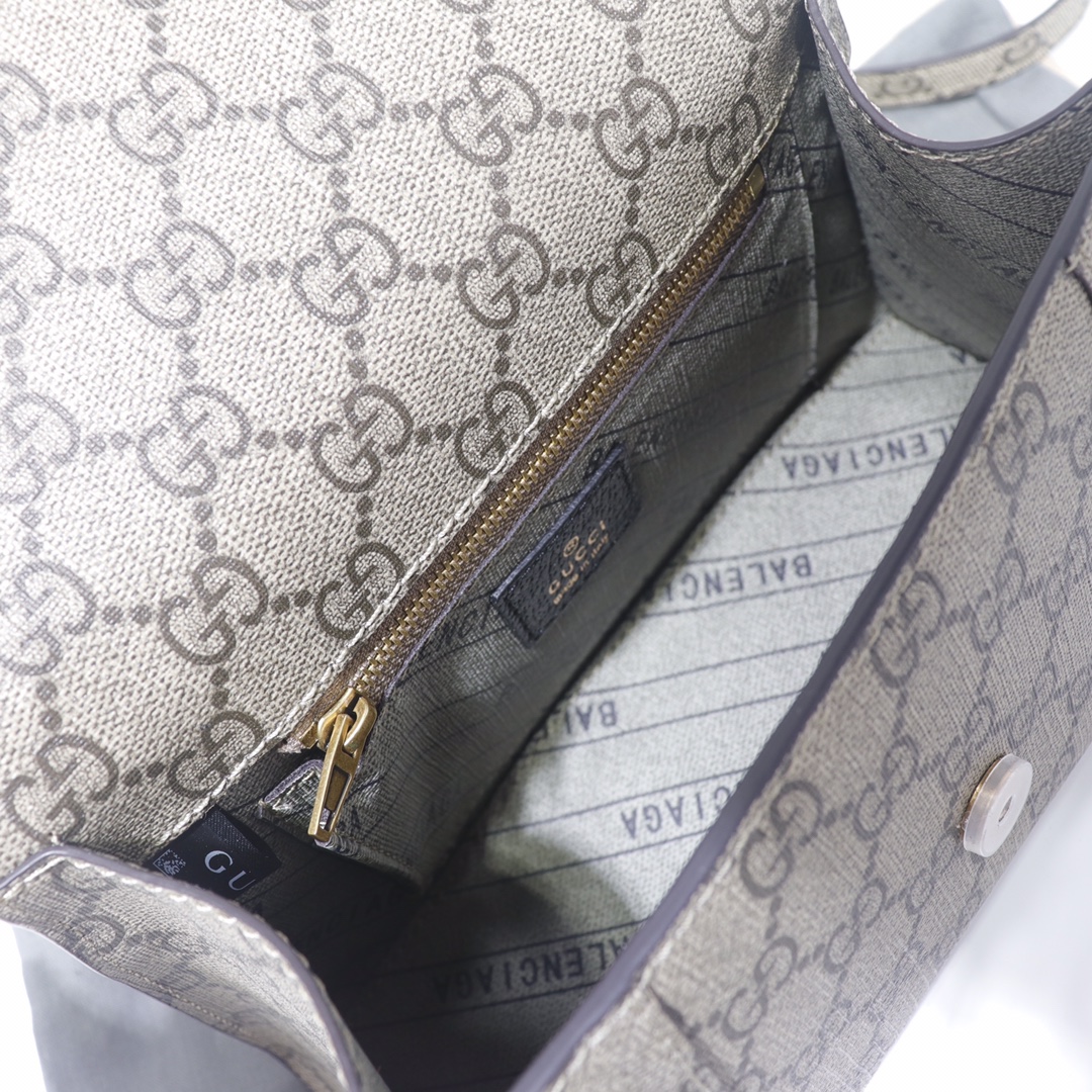 GUCCI ＆ Balenciaga joint name hourglass bag