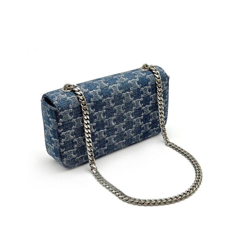 Celine Triomphe  Handbag Shoulder Bag Chain Strap Crossbody Bag 10A (Replica)