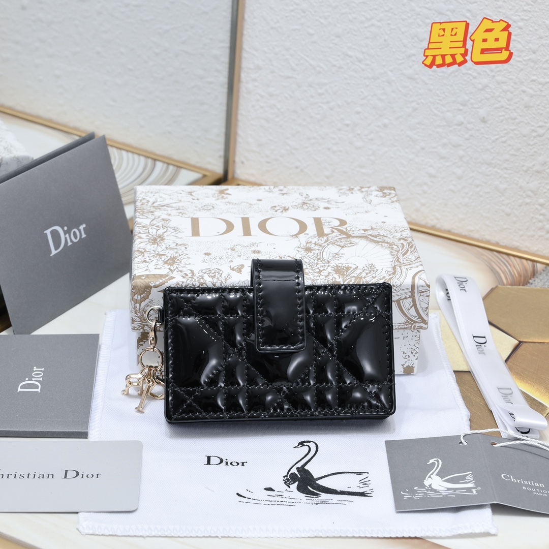 Lady Dior 5-Gusset Card Holder 10A+ top quality S0178 LM091 10.4cm