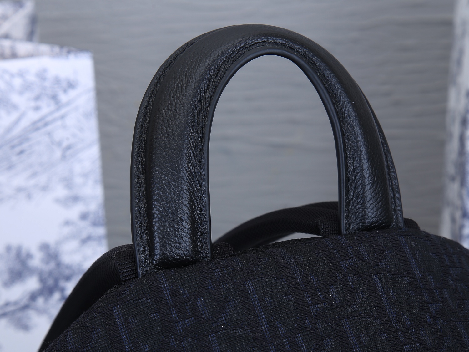 Small Rider Backpack Black print 6601 LM022 28cm