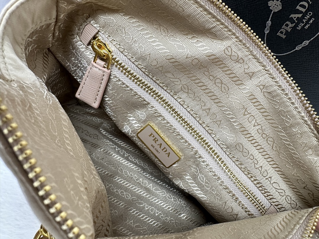 Prada Re-Nylon Tote Apricot 1BG468 22PJ051 25cm