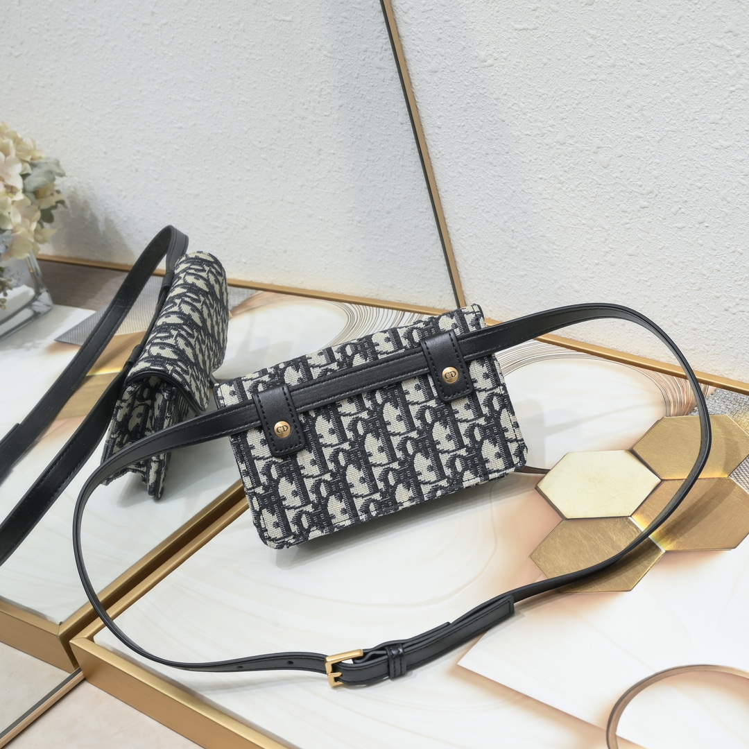 Dior Saddle Waist Bag 1099 LM041 18.5cm