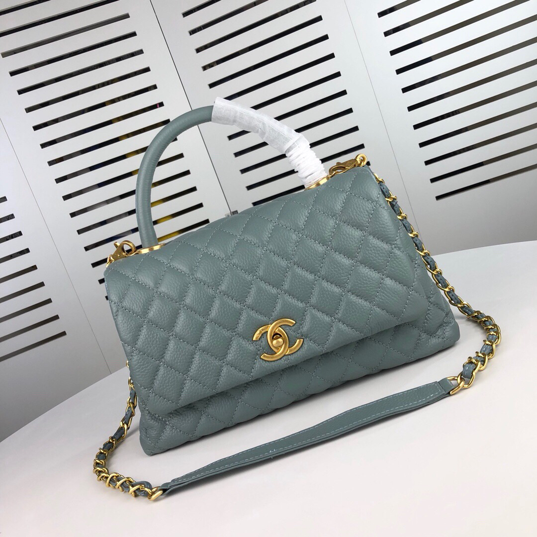 Chanel Haze Blue Large  Shoulder Bag Handbag