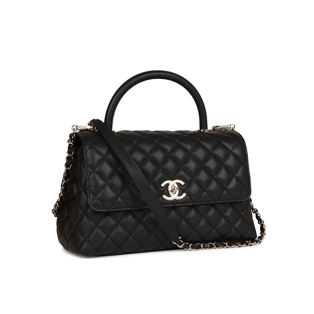 Chanel Coco Handle Bag Medium Shoulder Bag (Replica)