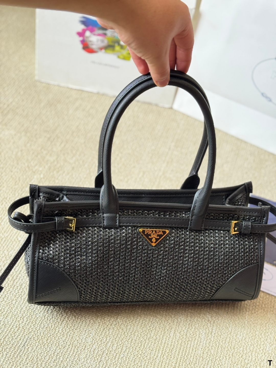 Prada Soft lux Tote 016 DB581591 30-38cm