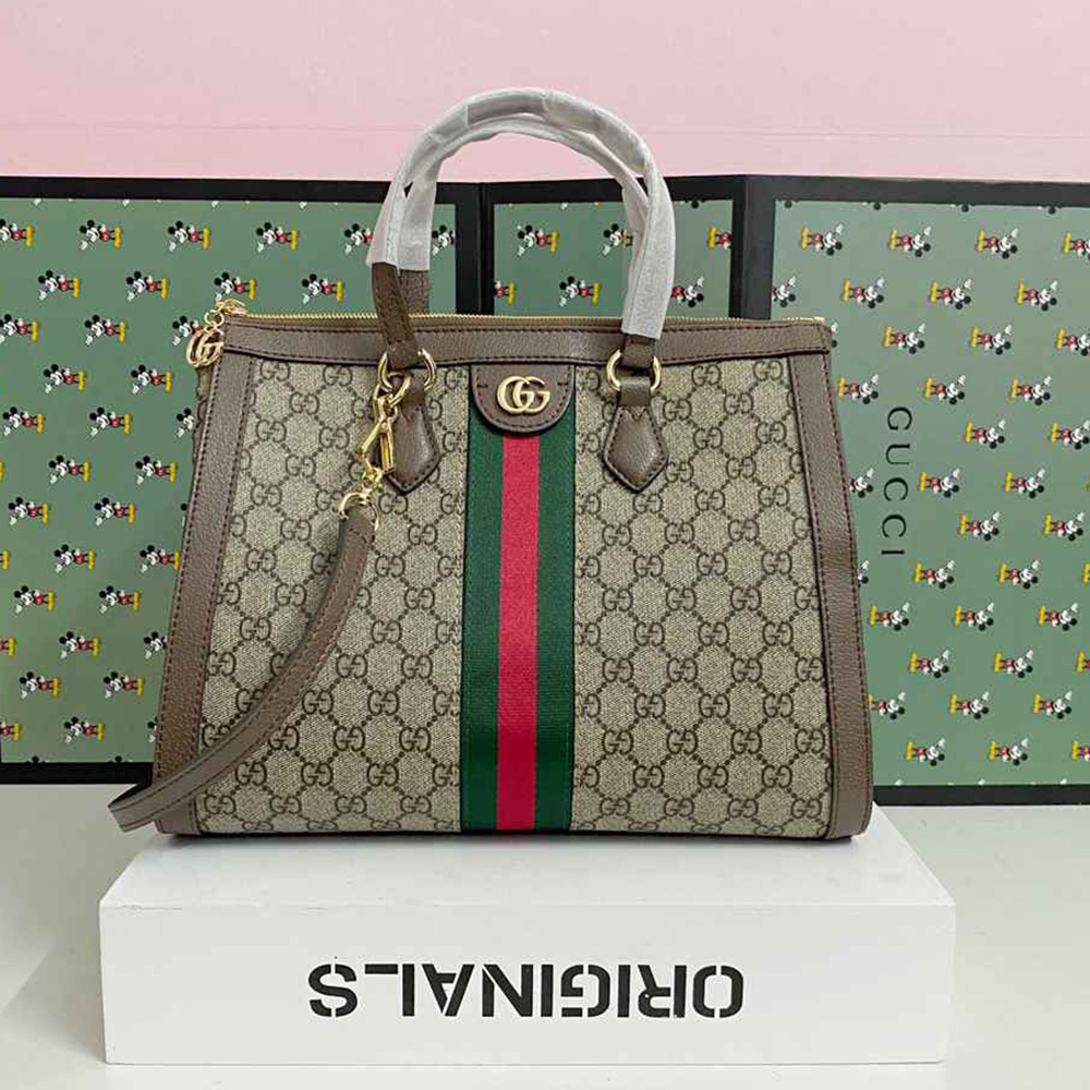 Gucci Ophidia Canvas Tote Handbag Shoulder Bag (Replica)