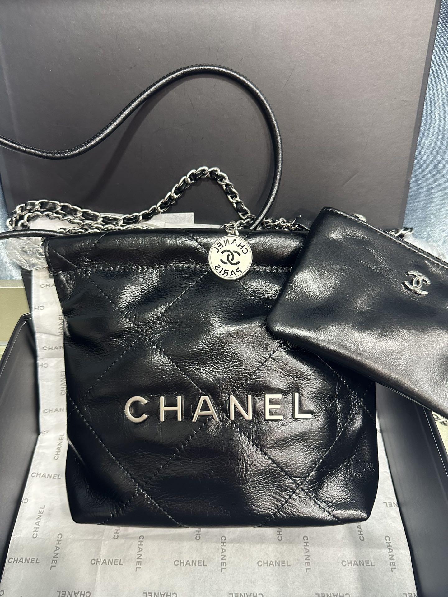 Chanel 23S bag 8801mini LM051 19cm