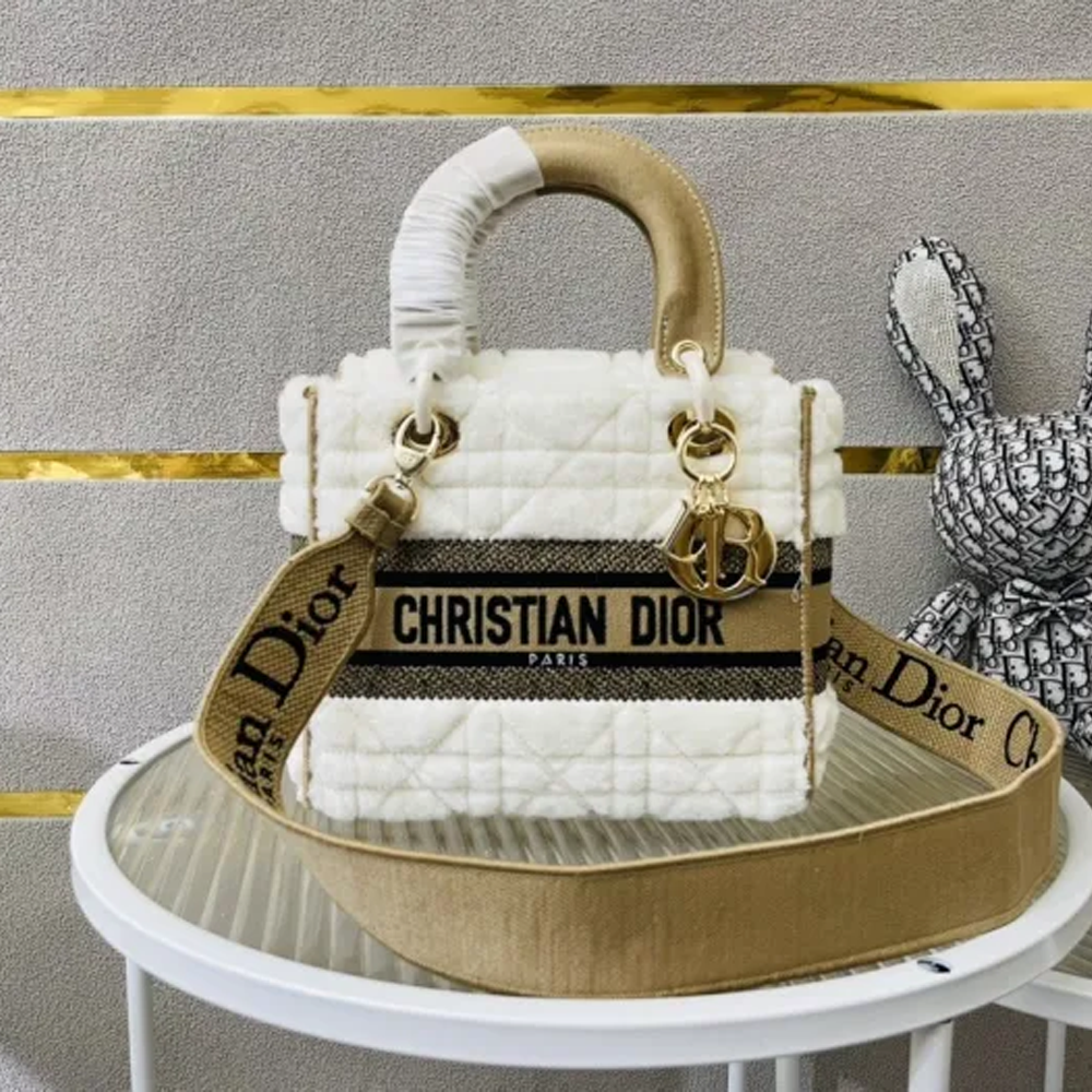 10A + top quality Dior Medium Lady D-Lite Bag 9920 DD003 24cm