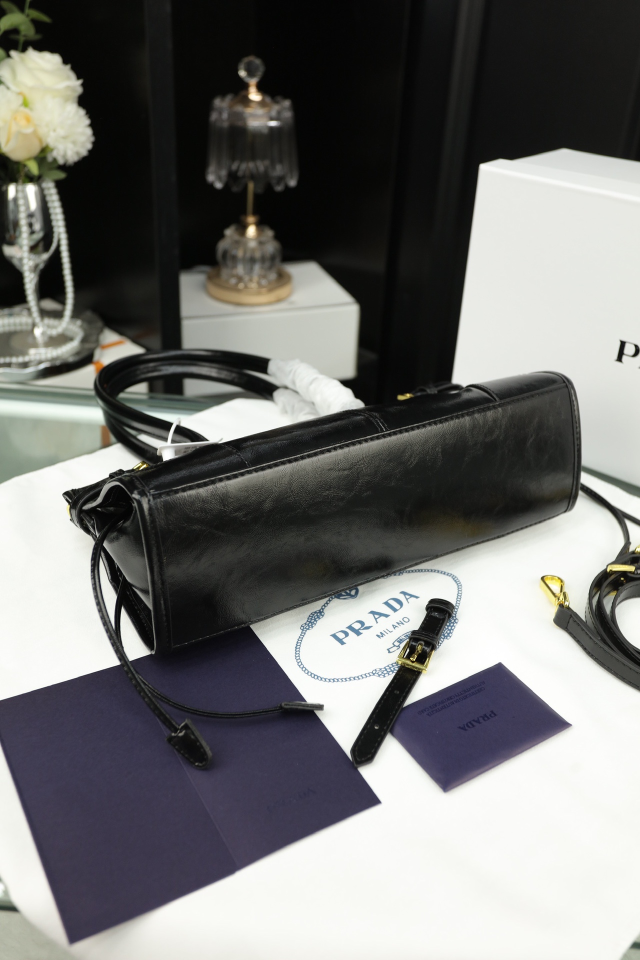 Prada Soft lux Tote 013 DB021532 32-38cm