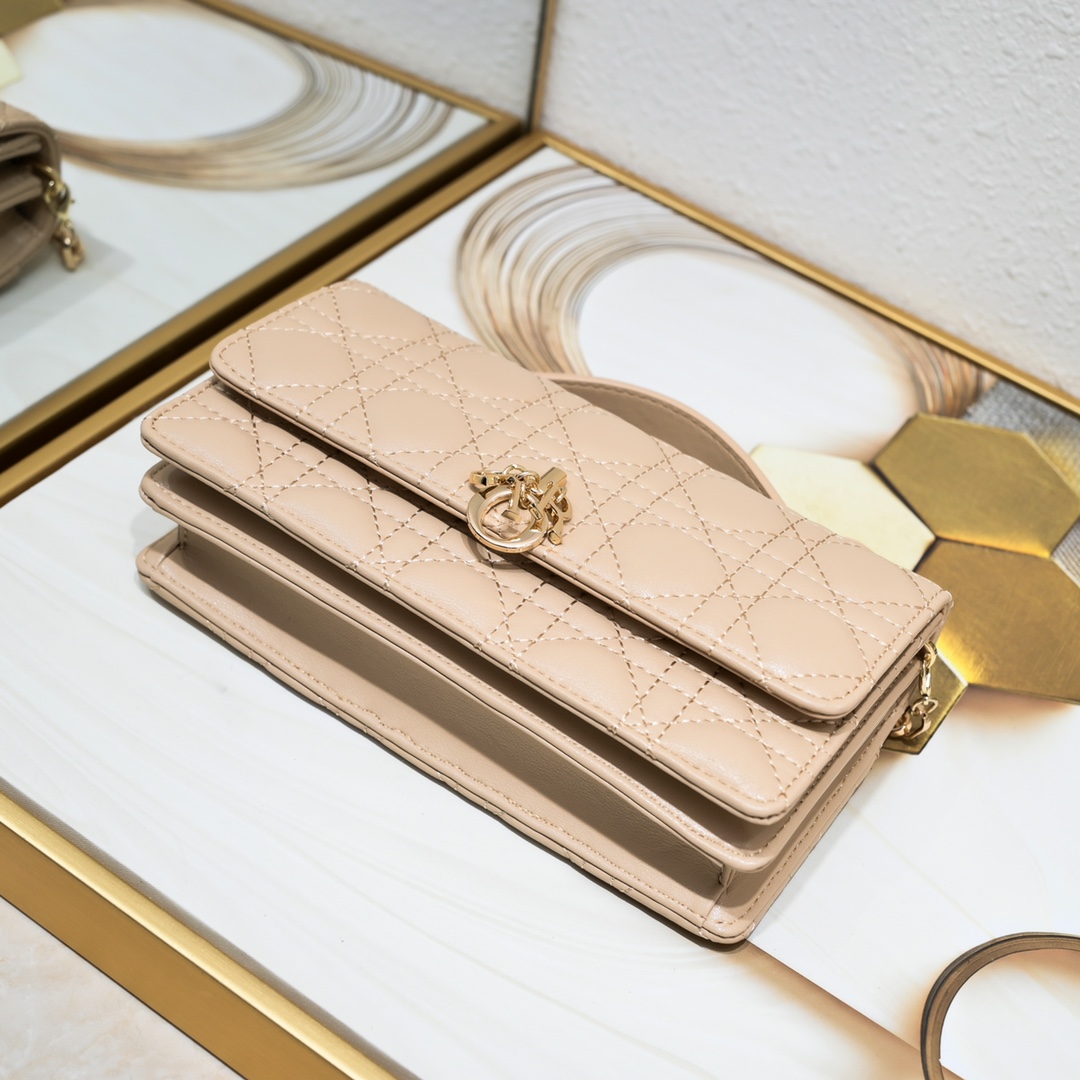 Miss Dior Mini Bag Pink sheep CD2023 XB071 21cm