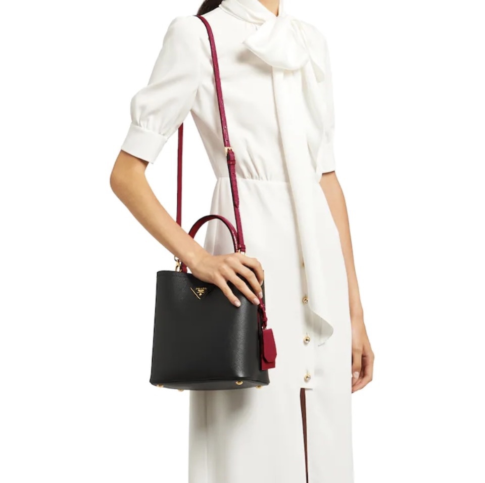 Prada Panier Handbag Saffiano Shoulder Bag（Replica）