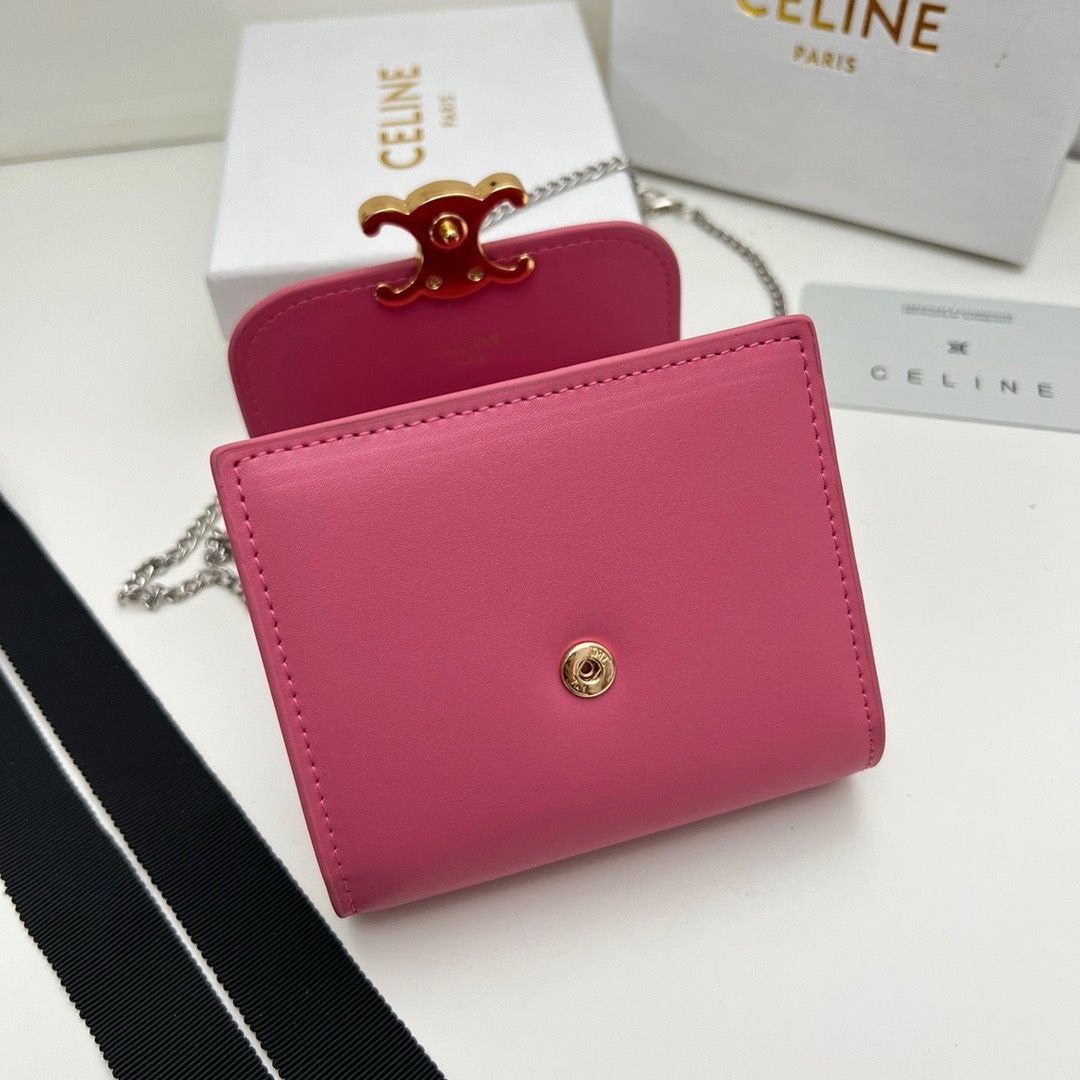 Celine TRIOMPHE Wallet 10783 LM57 11cm