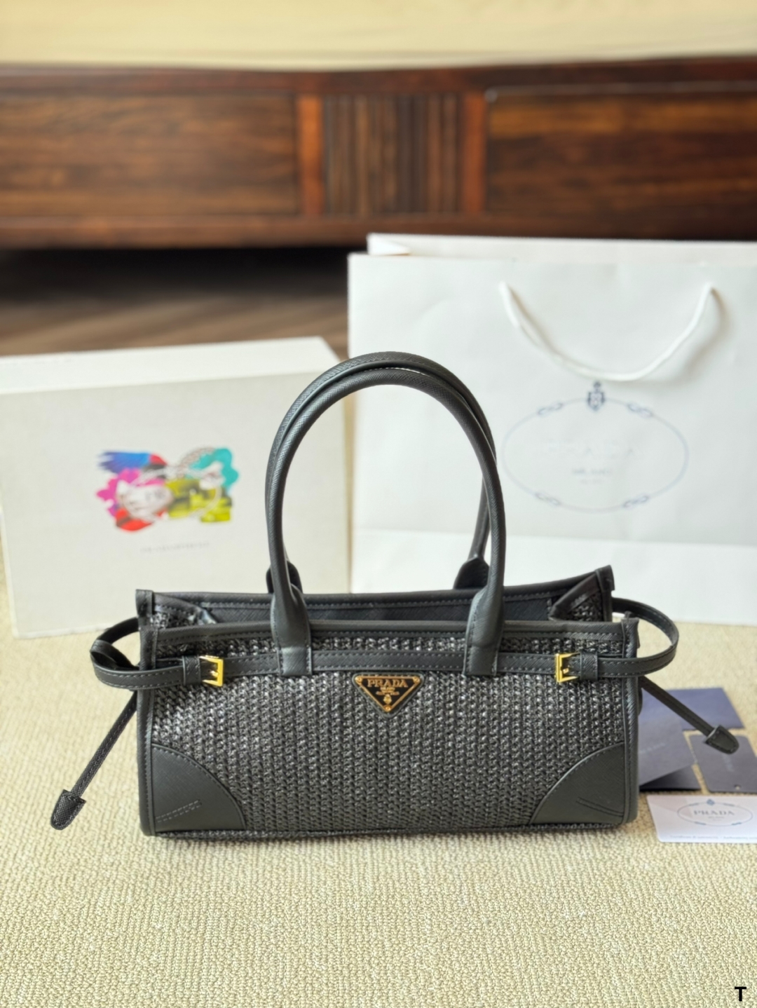 Prada Soft lux Tote 016 DB581591 30-38cm